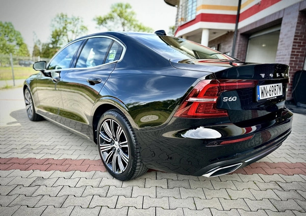 Volvo S60 cena 144900 przebieg: 52000, rok produkcji 2020 z Morąg małe 67
